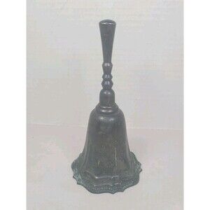 Vintage Silver Plate Bell by AVON 5.75 inch Collectible With Patina